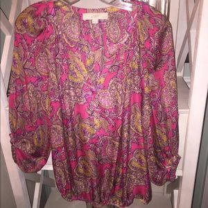 Paisley printed blouse